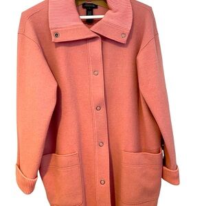 JONES NEW YORK SIGNATURE 2X WOOL, CAR COAT, FRONT SNAPS, EX. COND.